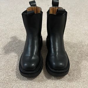 Lug Sole Slip on boots